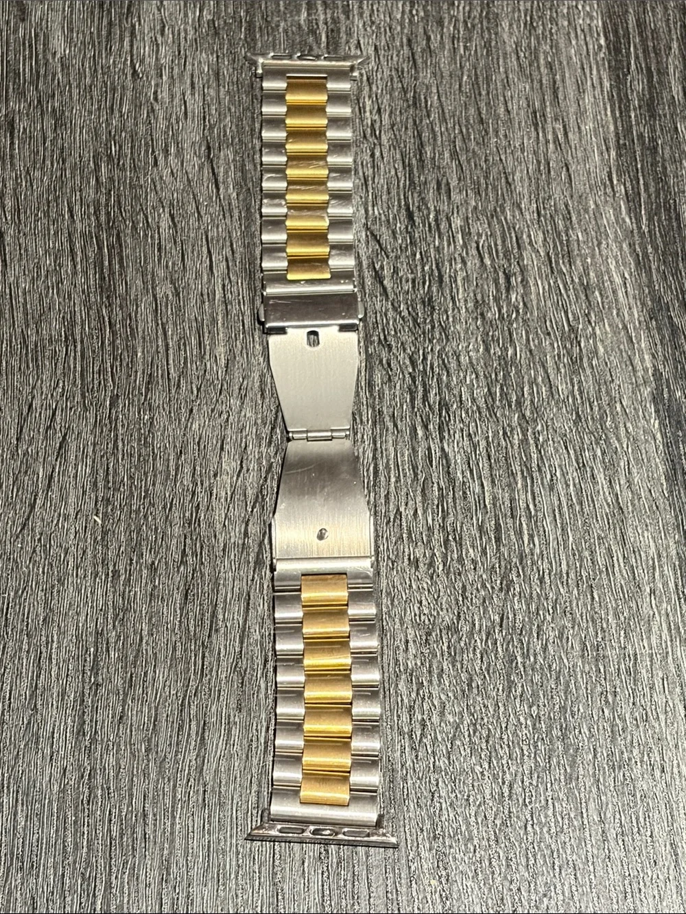 Apple Watch Two-Tone Stainless Steel Band (Silver & Gold)